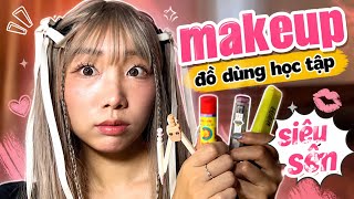 Makeup nhưng chỉ dùng đồ dùng học tập | ASMR Việt Nam (soft spoken, layered sounds) screenshot 5