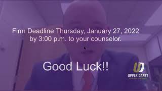 UDHS Scholarship & Cap and Gown Meeting 2022