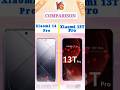 Xiaomi 14 Pro Vs Xiaomi 13T ProFull Comparison Which one is Best Phone #shortsfeed #ytshorts #shorts