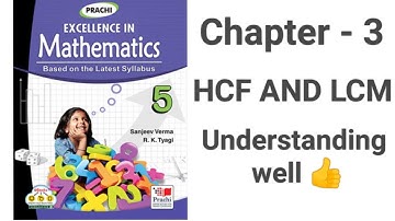 Prachi excellence in mathematics class 5 HCF AND LCM