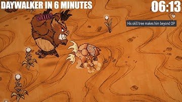 DST Speedrunning Nightmare Werepig in 6 minutes (solo, unseeded Former WR) 06:13