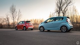 : . Fiat 500 electric vs Chevrolet Spark EV -.#YouCar. Lavrik