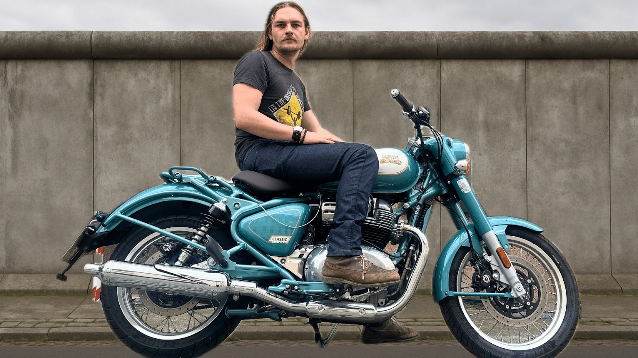 First ride with the Royal Enfield Classic 650 In Berlin