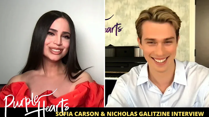 Purple Hearts Interview - Sofia Carson & Nicholas ...