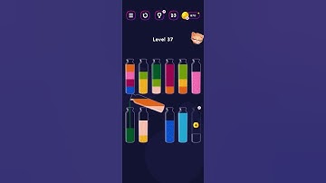 Get color  - water sort puzzle level 37 #getcolor