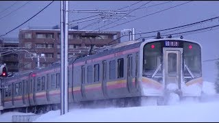 E129系B1編成　信越本線下り429M　長岡→新潟