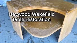 Step by step Heywood Wakefield table restoration!