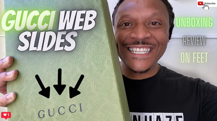 "Gucci Flip Flops"  (Unboxing) Review + On Feet!! Web Slide Sandals