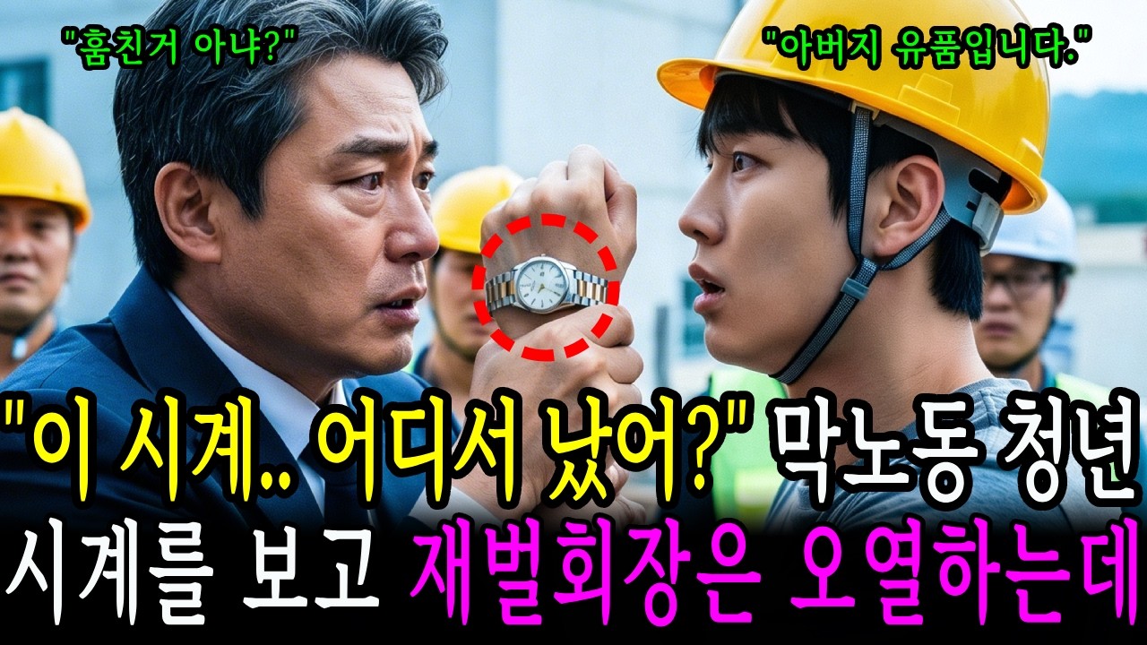 “이 시계 어디서 났어?” 막노동 청년 손목을 잡은 재벌 회장, “아버지 유품입니다” 한마디에 그 자리에서 오열한 이유 ㅣ노후사연ㅣ감동사연ㅣ사연라디오ㅣ오디오북