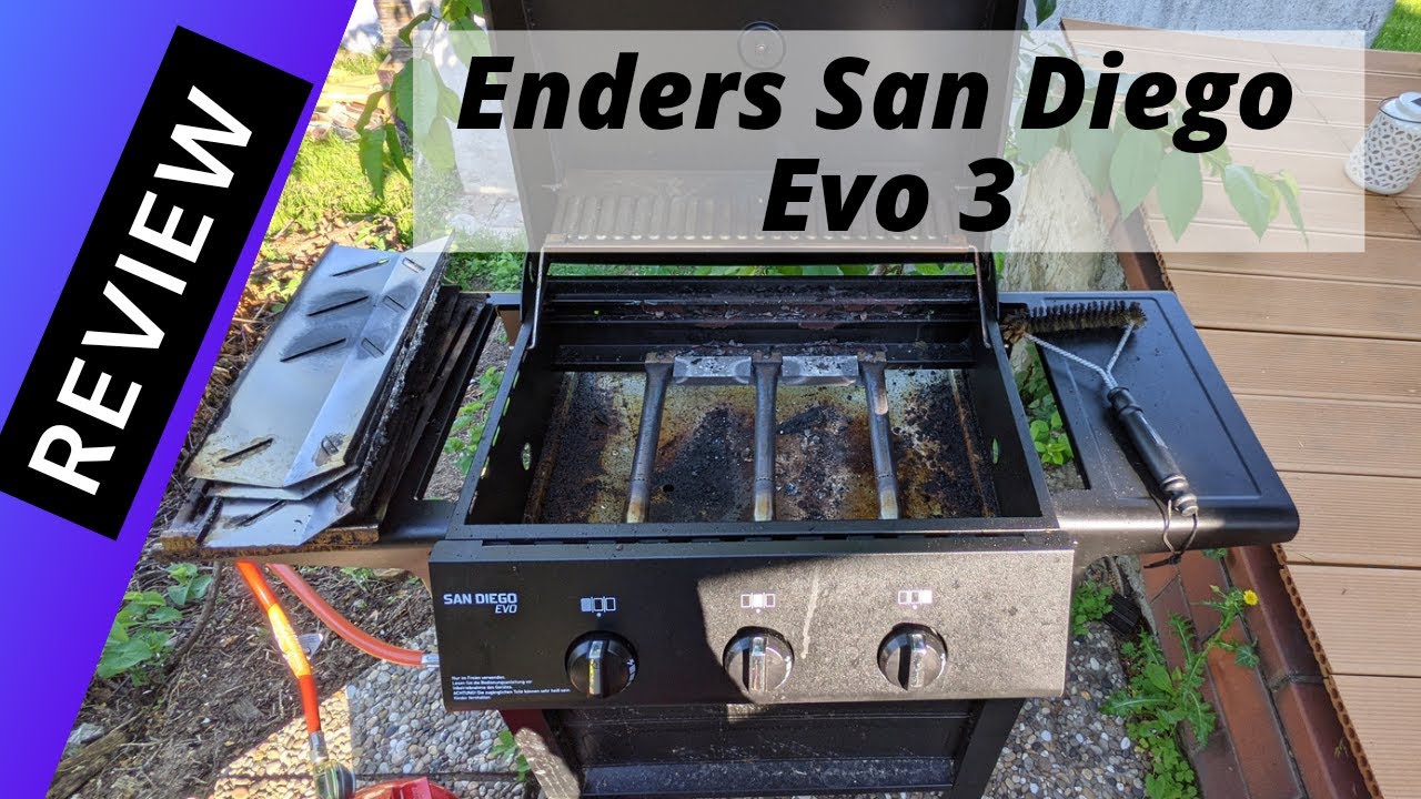 direktør forudsigelse virkelighed Aus dem Bulaland Garten: Enders San Diego Evo 3 Grill Review nach 3 Monaten  - YouTube