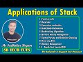 Applications of Stack | Stack | Data Structures