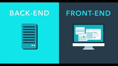 Frontend and Backend developer | Client side and Server side developer