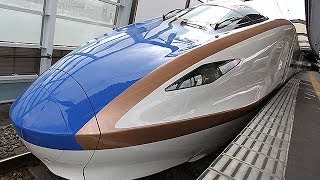北陸新幹線用新型車両「Ｅ７系」試乗＝大宮、長野間を最高時速２６０キロで快走