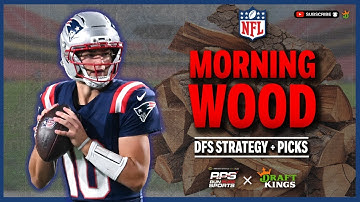 NFL DFS Picks & Lineups | WEEK 10 | 11/9 - NFL Morning Wood