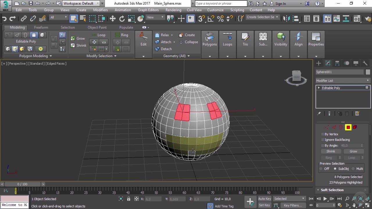 Exploring the Quick Selection Tools and Soft Selection Tools in 3ds Max -  YouTube