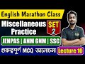 English Marathon Class | Mix Practice Set | JENPAS UG 2023 Preparation | ANM GNM 2023 | SSC MTS