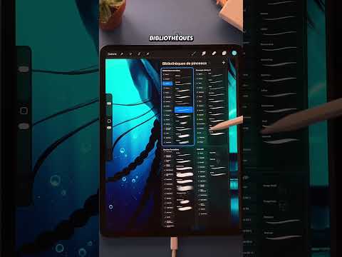 Retrouve tes Brushes Procreate ! #procreate #dessin #tutorial #tuto #dessin #art #procreatetips