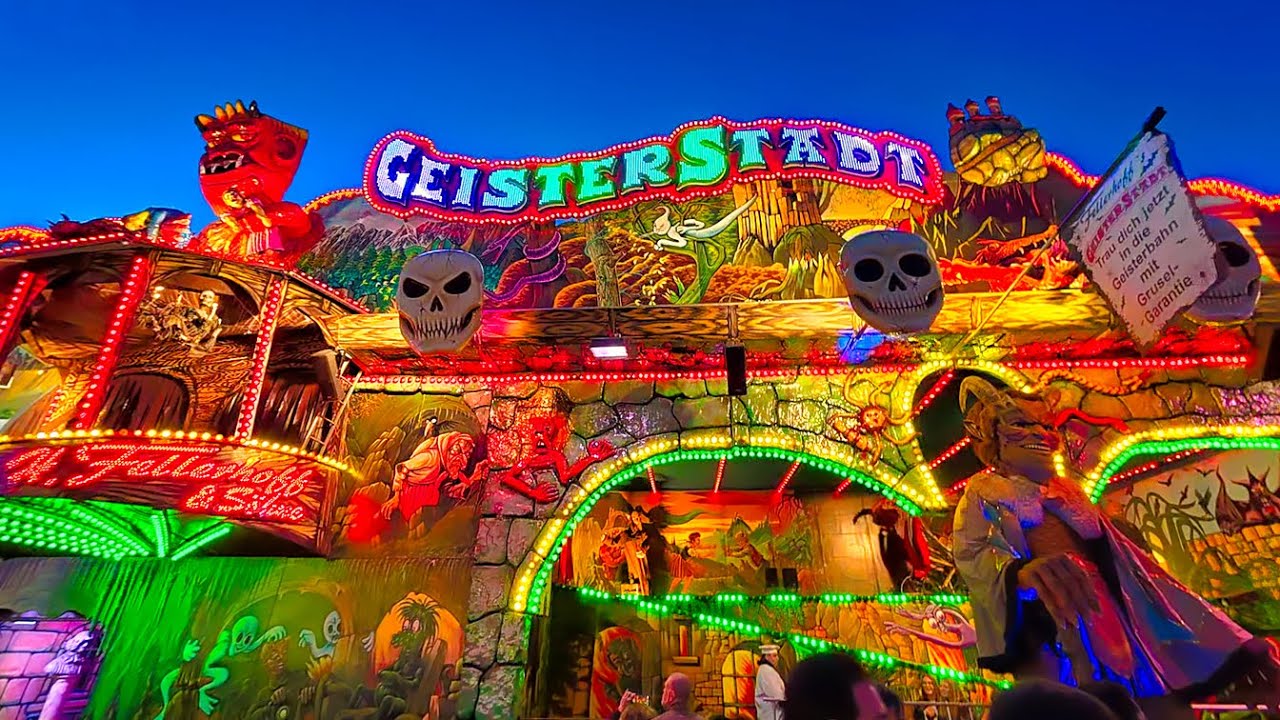 Geisterstadt (Fellerhoff) - Onride POV - Öcher Bend 2025 / Osterbend 2025 | Geisterbahn