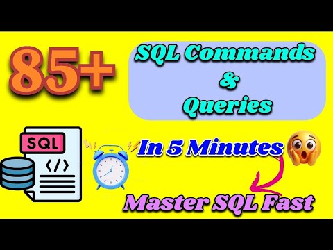 85+ Essential Commands for Beginners: Learn SQL in 5 Minutes ⏰ - YouTube