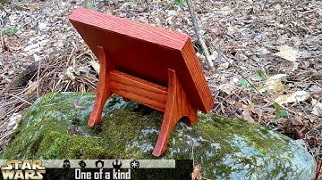 1st Edition Stars Wars Book in "Memory Keeper" Oak Display Case Video