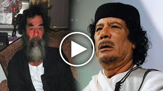 شاهد اللحظة التي حاول فيها معمر القذافي تهريب صدام حسين من السجن وكم دفع لهذا الهدف