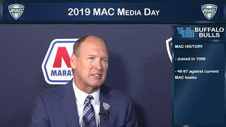 Buffalo Head Coach Lance Leipold - MAC Football Media Day 2019