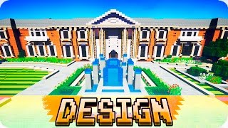Minecraft - "Glen Cove" Mansion House Design - Cinematic Tour & Download screenshot 4