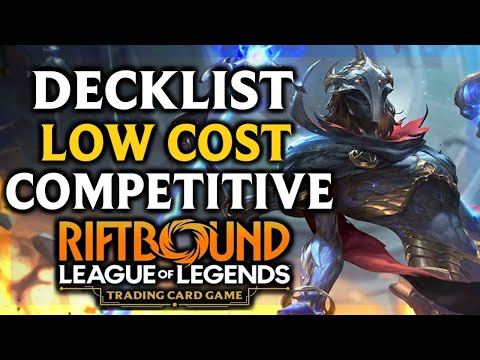 Jouer COMPETITIVEMENT pour MOINS DE 50€ ?? Riftbound decklists budget (lowcost)