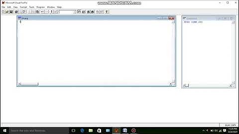VISUAL FOXPRO PART- 7( EVEN,ODD PROGRAMMING)