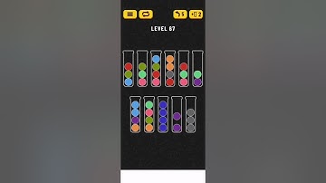 Ball sort puzzle. Level 67.