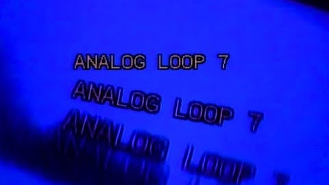[free*] analog loop 7 (video feedback)