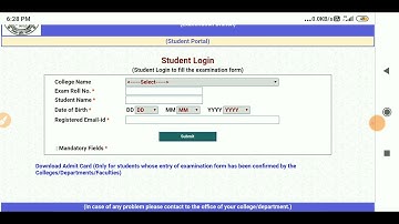 How to fill du examination form 2021 | DU examination form fill | complete process👍