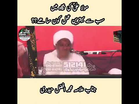 Allama Muhammad Afzal Haideri || behtareen Amal || #ali #daroodpak #onthisday #prayer