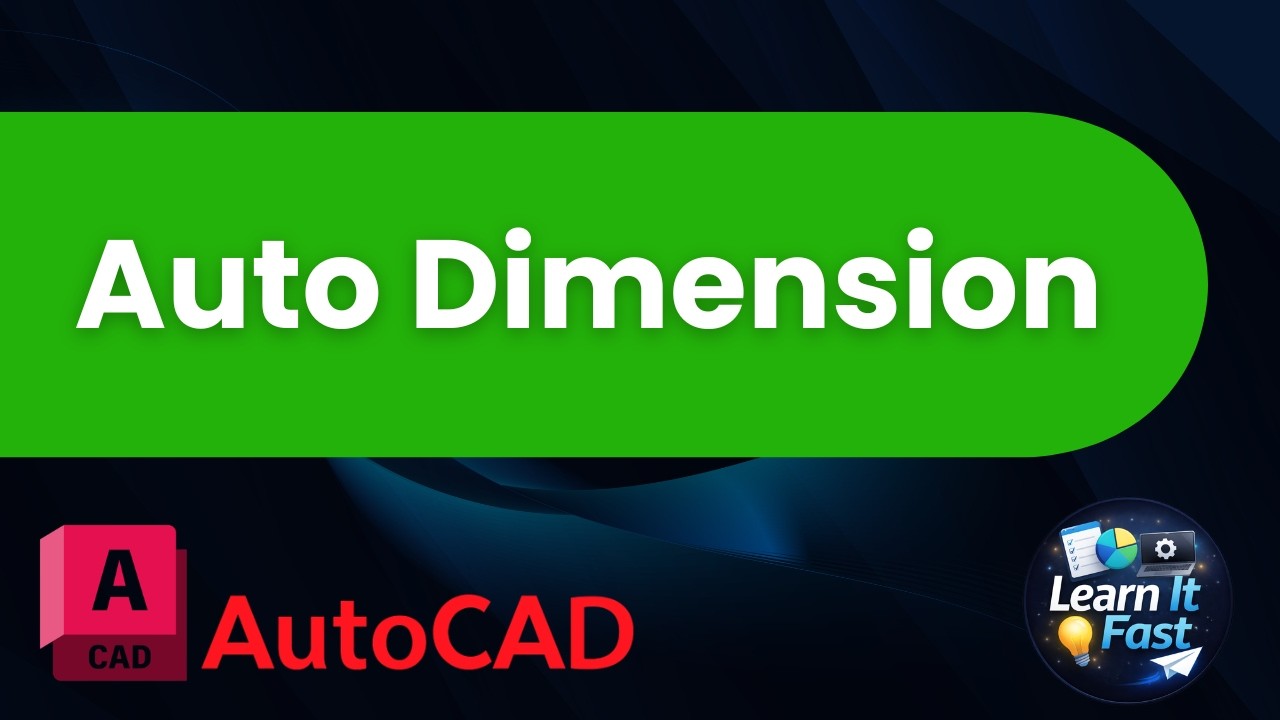 How to Auto Dimension in AutoCAD (2026 Updated) - YouTube