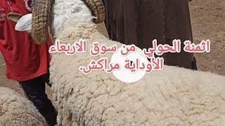 اثمنة الحولي تالعيد من سوق الاربعاء الأوداية بمراكش 23/06/2022