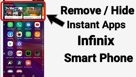 How To Remove Instant Apps On Infinix Phones | Disable Instant Apps | Irfan Zafar