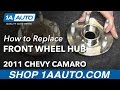 How to Replace Front Wheel Bearing Hub Assembly 2010-15 Chevy Camaro