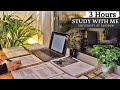 3 HOUR STUDY WITH ME  | Background noise, 10-min break, No Music, Study with Merve