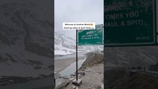 Entering Lahaul & Spiti Valley #trending #travel #spitivalley #shorts #youtube #foryou