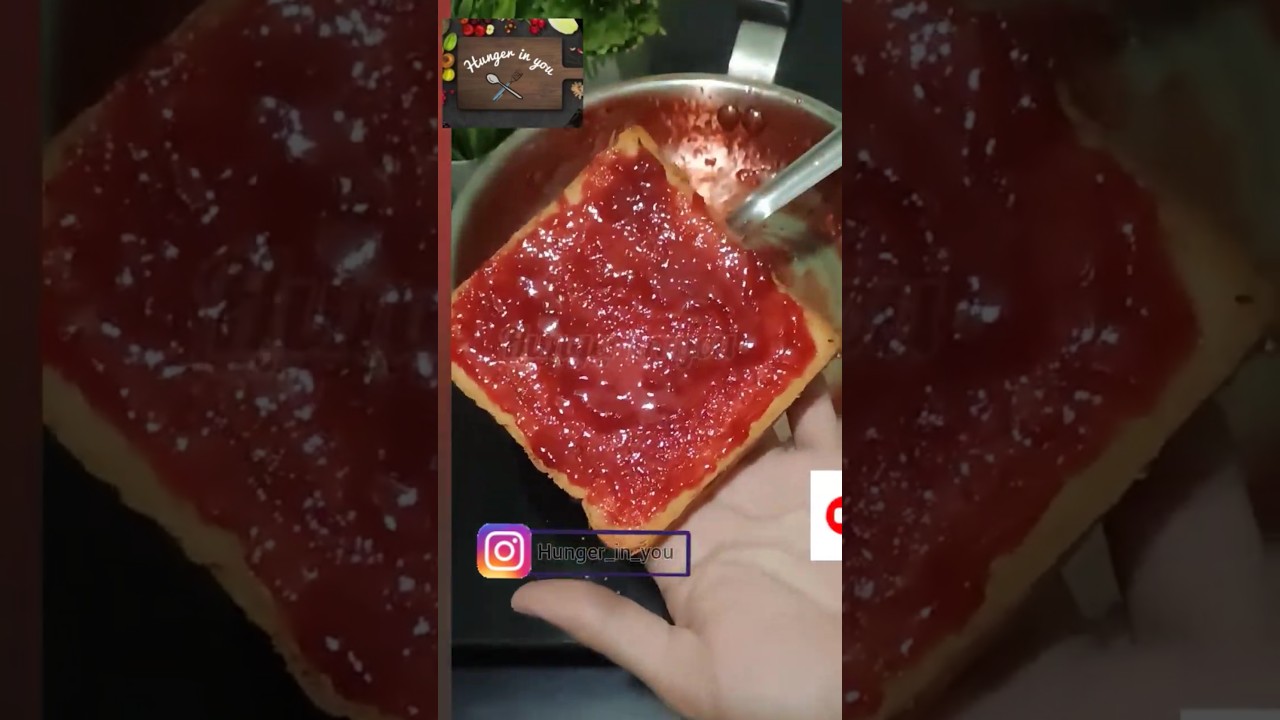 strawberry jam 🍓 #strawberryjamrecipe  #shorts #winterspecial #forkids