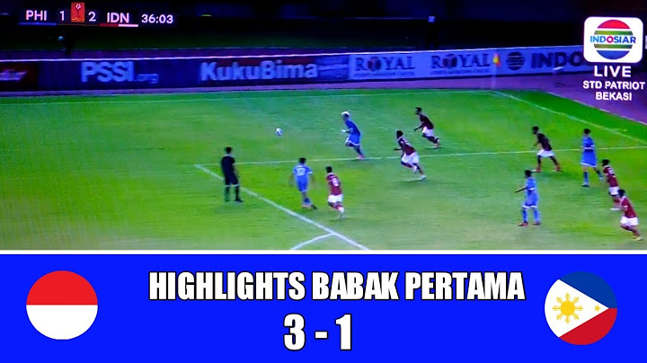 Highlights Babak Pertama Timnas Indonesia U19 VS Filipina U19 (3-1) Piala AFF U-19 2022