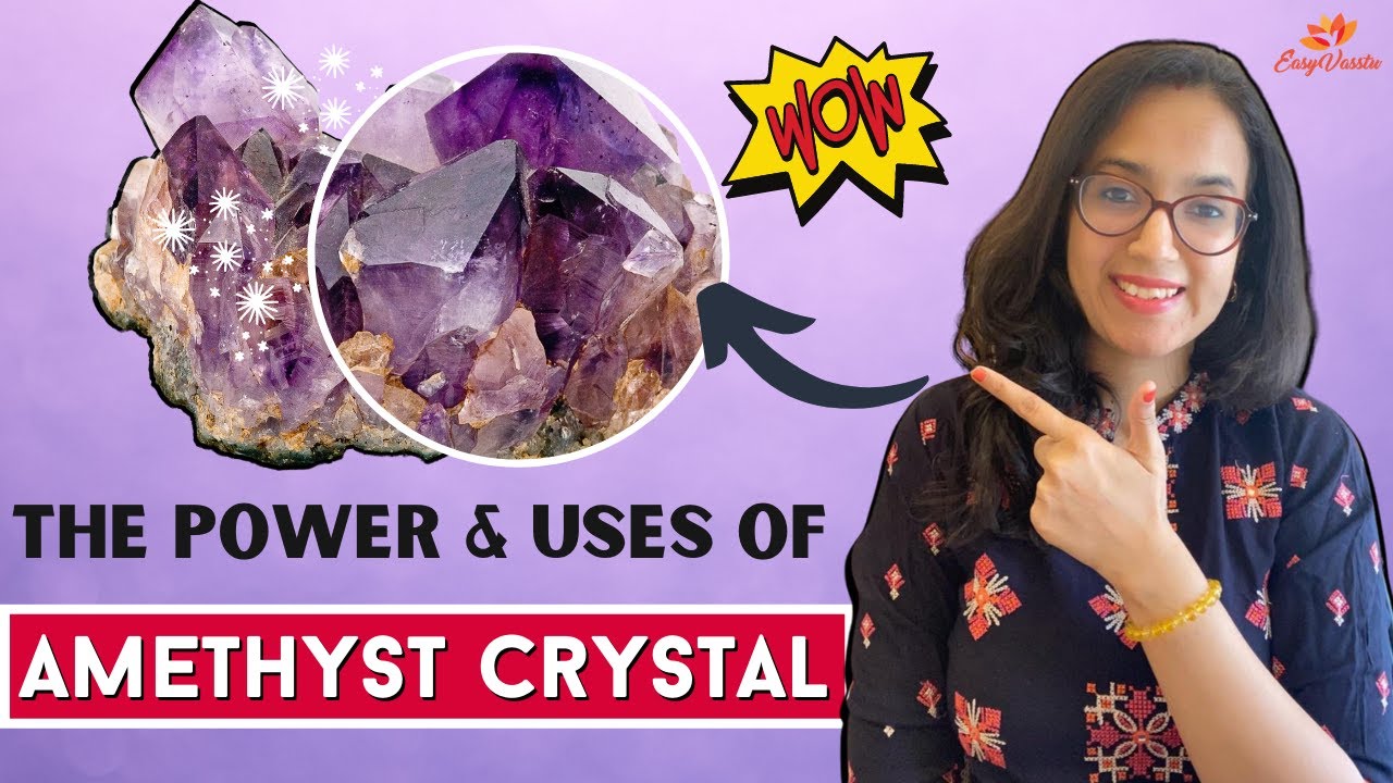 🔮Amethyst Crystal🔮Benefits for Peace, Student Focus and Stress Relief | Crystal Healing