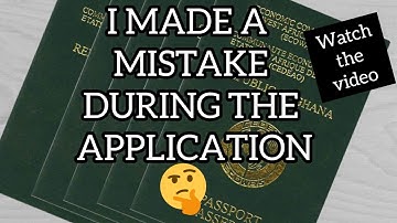 What to Do When You Make a Mistake During Online Passport Application Process @passportHelpline24