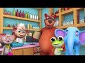 Ek bandar ne kholi dukan  hindi animation songs  kids channel india      