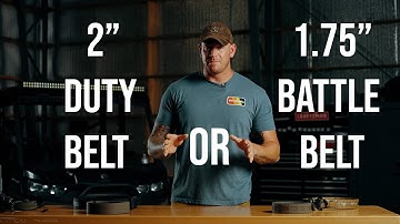 Should You Choose a 1.75" Battle Belt or a 2" Duty Belt?