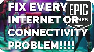 How to fix every connectivity or internet problem in Epic Games Launcher 100% Working