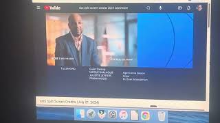 CBS Split Screen Credits (July 20, 2024)