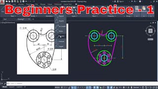 Celebrity AutoCAD 2020 complete tutorial for beginners | 2D Drawing Basic Practice 1 Net Worth