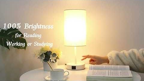 3-Way Dimmable Table Lamp / Bedside Lamp by Touch Control