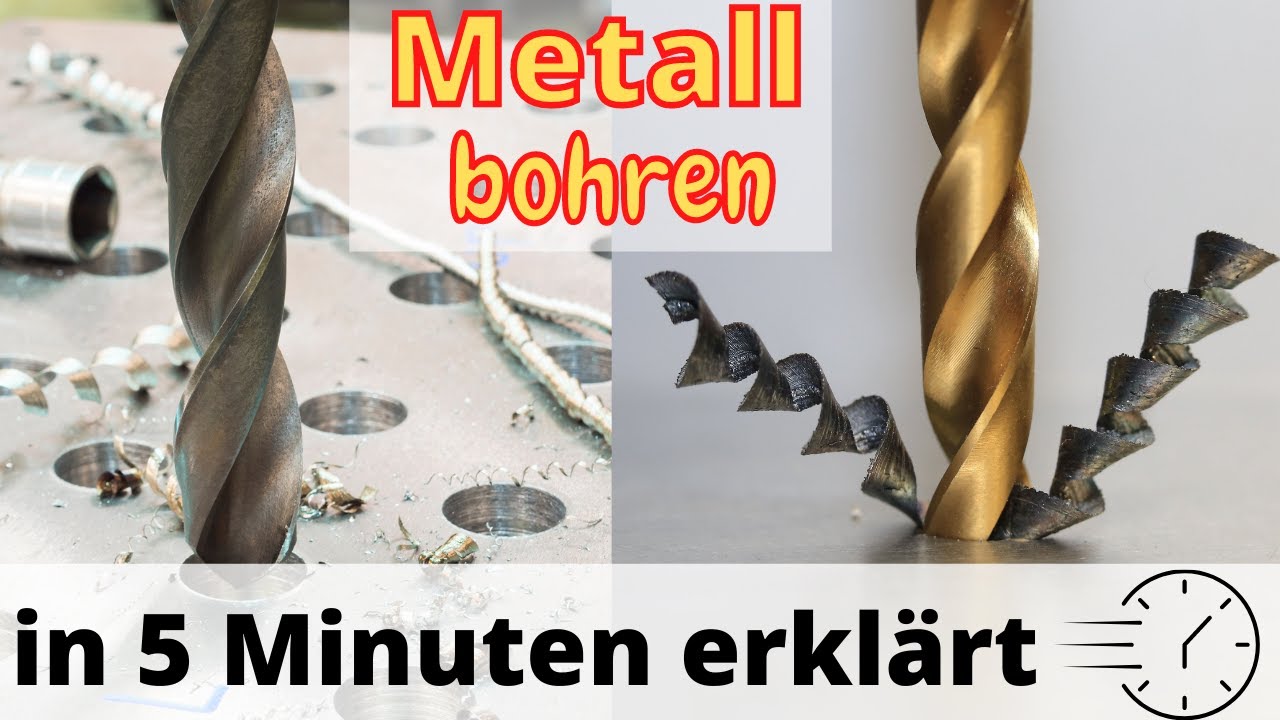 Richtig bohren in Metall - in 5 Minuten erklärt 